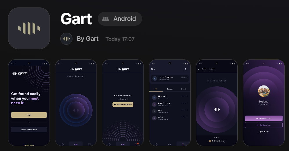 Gart App Screenshot